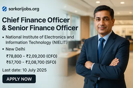 NIELIT Finance Officer Jobs on Deputation (CFO:SFO)
