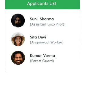 sarkarjobs applicants list indian govt jobs
