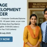 village development officer recruitment rajasthan rssb 2025